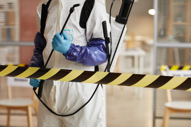 Professional Biohazard Cleanup technician working in Winchester, IL